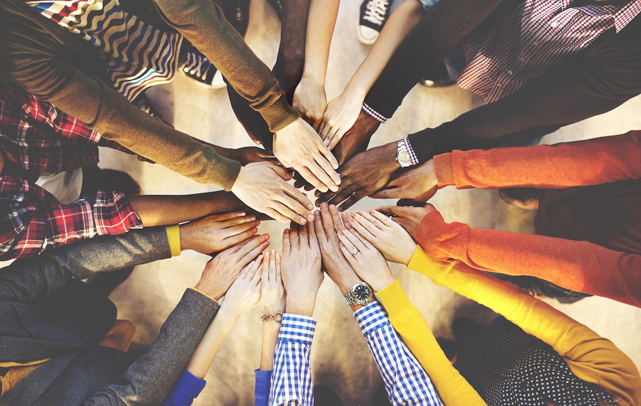 Zusammen Eine Vereinte Kraft  3D Tapete