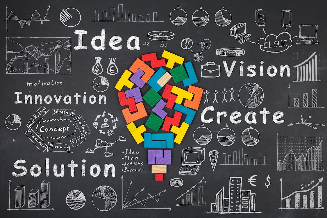 Innovative Perspektive  Foto Tapete