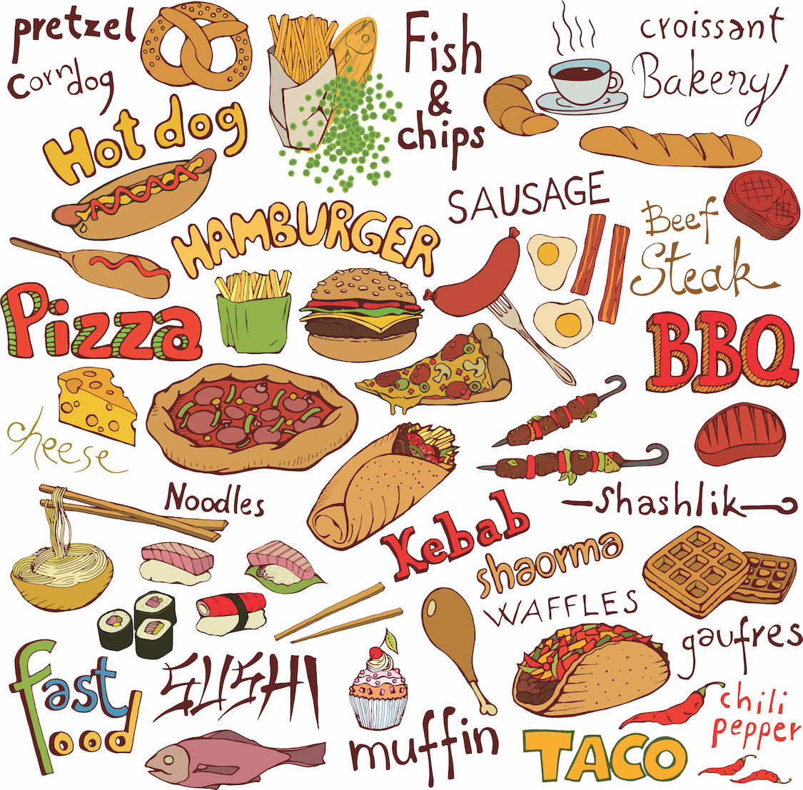 Fast Food Hamburger  Xxl Poster