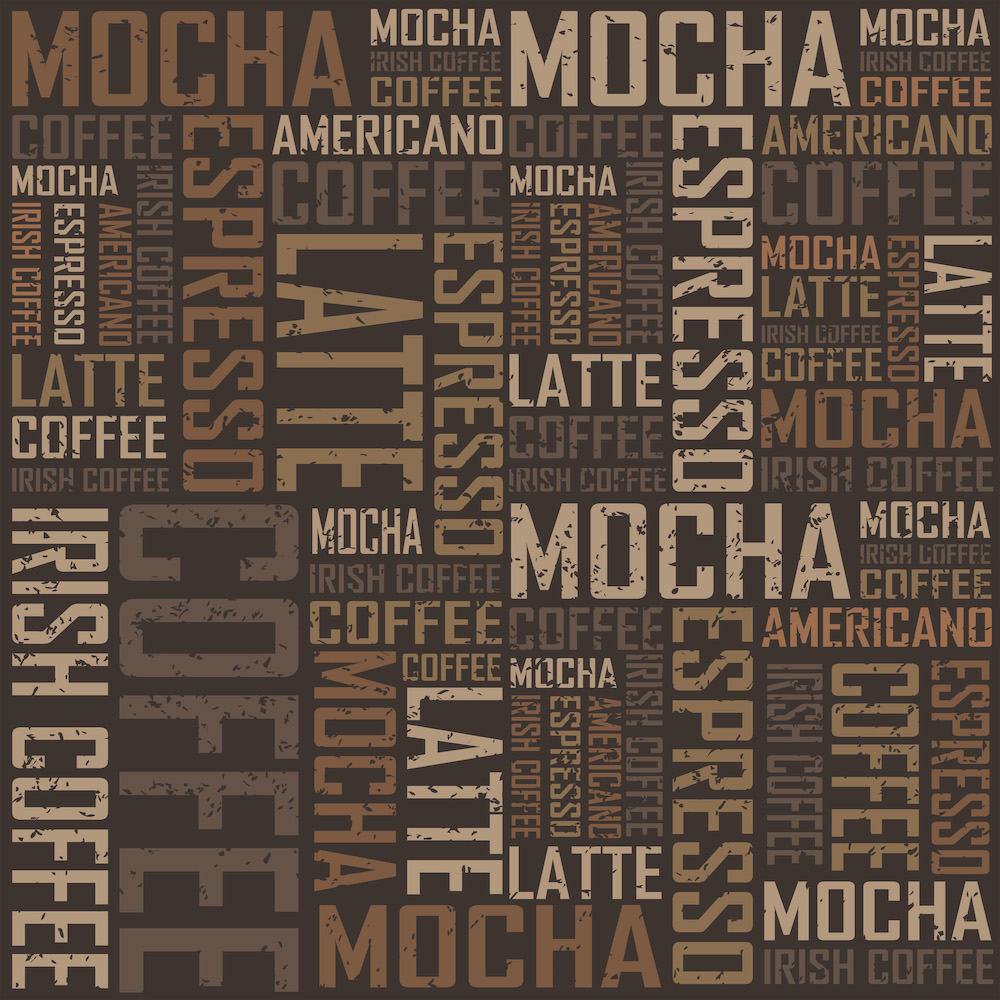 Kaffee Typografie Tapeten Kaffee Typografie Tapeten