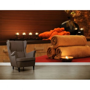 Massagezimmer Tapete - Geklebte