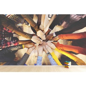 Zusammen Eine Vereinte Kraft  Tapeten - Geklebte