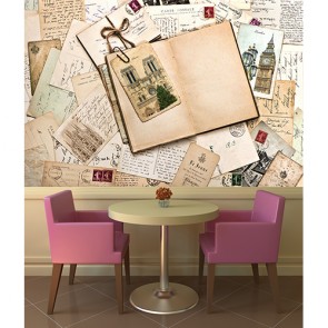 Letzter Brief  Fototapete - Geklebte