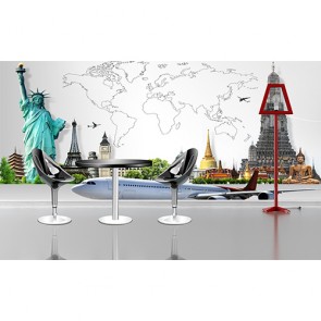 Vom Osten Nach Westen  Xxl Poster - Geklebte