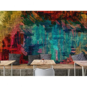 Abstrakte Kunstwerke Tapete - Geklebte
