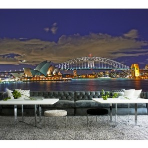 Sicht Auf Sydney 3D Fototapete - Geklebte