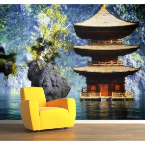 Ferner Osten Bildtapete - Geklebte