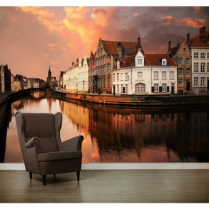 In Brügge Fototapete - Geklebte