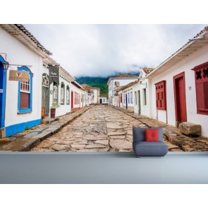 Isländische Architektur  Tapete - Geklebte