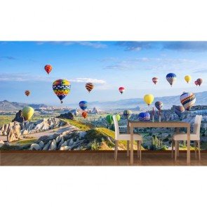 Cappadocia Ballons  Fototapete 3D - Geklebte