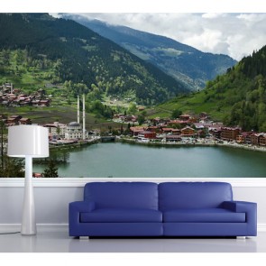 Trabzon Uzungol Fototapete - Geklebte