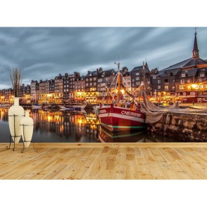 Europäische Honfleur Marine  Tapeten - Geklebte