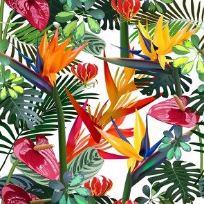 Tropisches Blumenmuster 