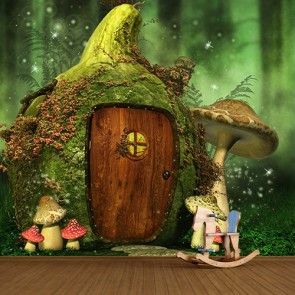 Kleines Märchenhaus  3D Fototapete - Geklebte