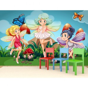 Feude Der Feen  Fototapete - Geklebte