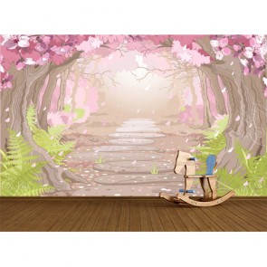 Magische Straße  Tapete - Geklebte