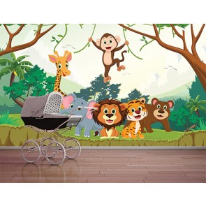 Kleine Freunde  Bildtapete - Geklebte