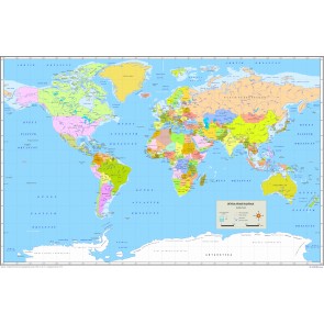 Türkische Weltkarte 