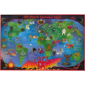 Monster Weltkarte 
