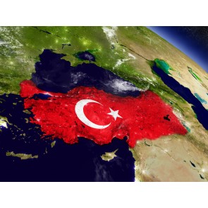 Sterne und der Mond auf der All 