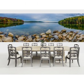 Panoramische Seelandschaft  Fototapete 3D