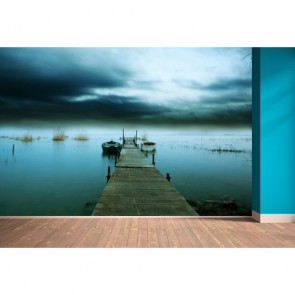Verlassenes Pier Tapete