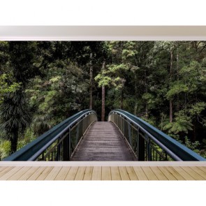 In Richtung Wald  3D Fototapete - Geklebte