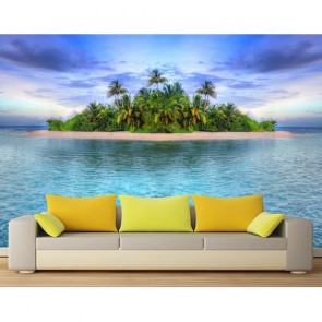 Paradiesinsel  Poster Bilder - Geklebte