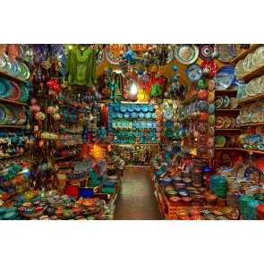 Stände des großen Basars 