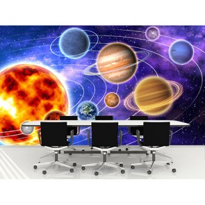 Bunte Galaxie  Bildtapete - Geklebte