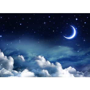 Mond und Wolken 