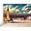 Londoner Wolken Xxl Poster - Geklebte