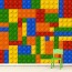 Lego Tapeten 3D Effekt - Geklebte
