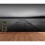 Pier In Schwarzweiß  3D Tapete - Geklebte