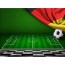 Fussballfeld Tapete - Geklebte