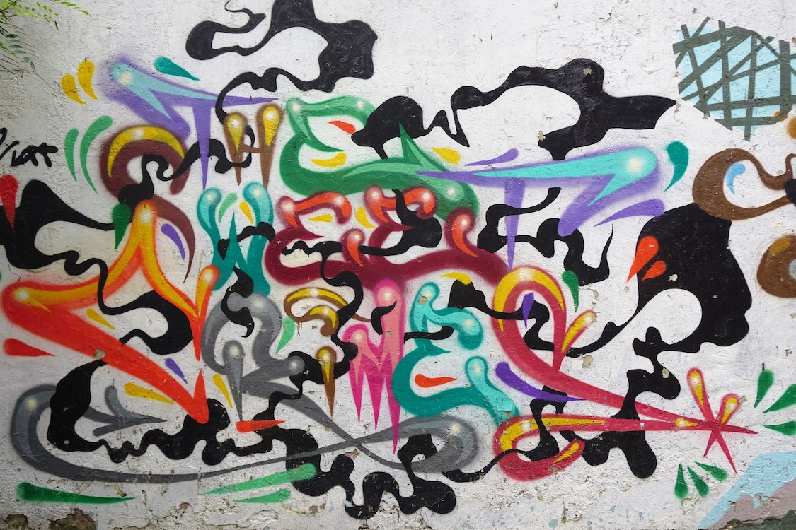 Graffiti Wand Tapete