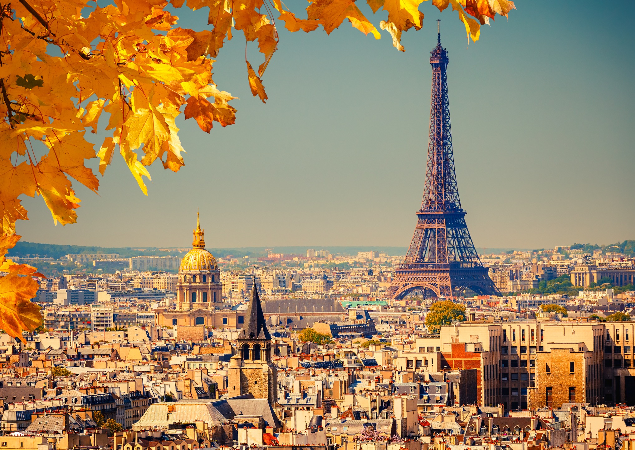 Herbst In Paris  Tapete