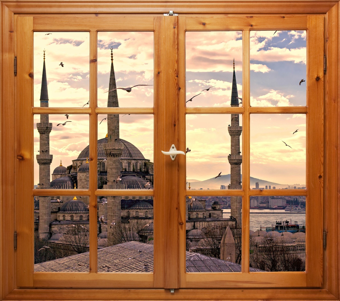 Sultan-Ahmed-Moschee Tapeten - Geklebte