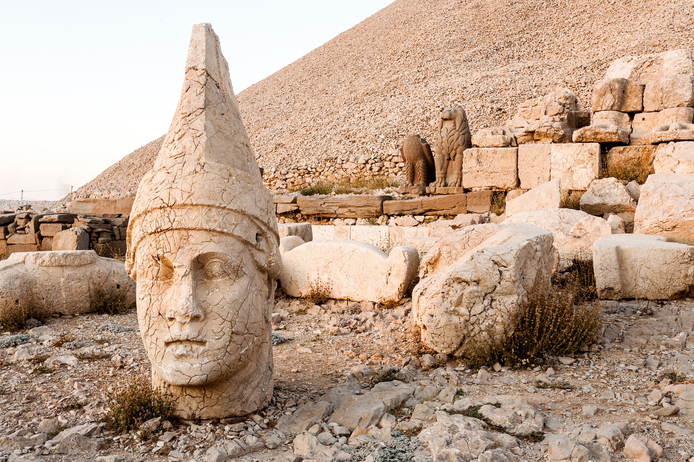 Berg Nemrut Agri  Bildtapete