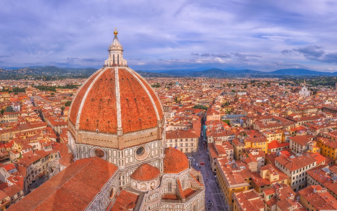 Dächer In Florenz  Fototapete 3D