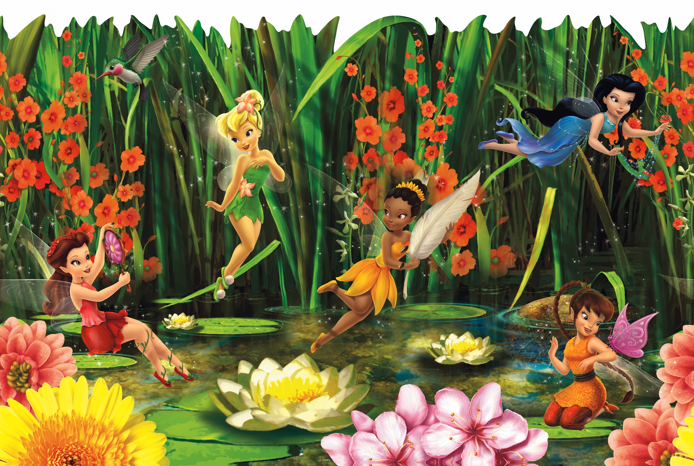 Märchenhaftes Mädchen Tapeten 3D Effekt