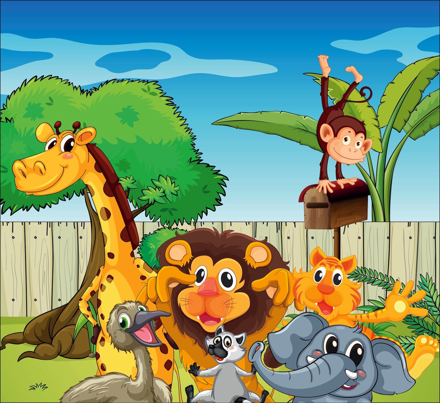 Lächeln Im Wald Tapeten 3D Effekt