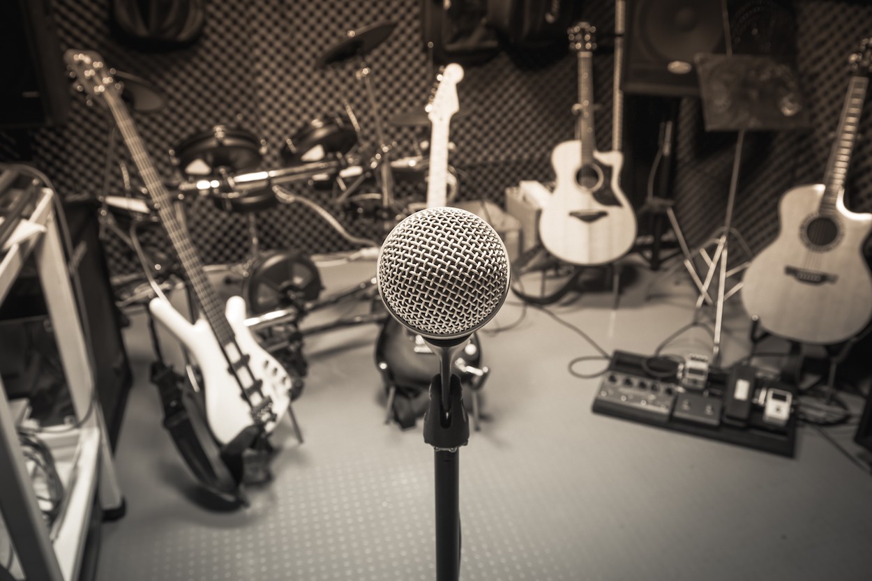 Aufnahmestudio Fototapete