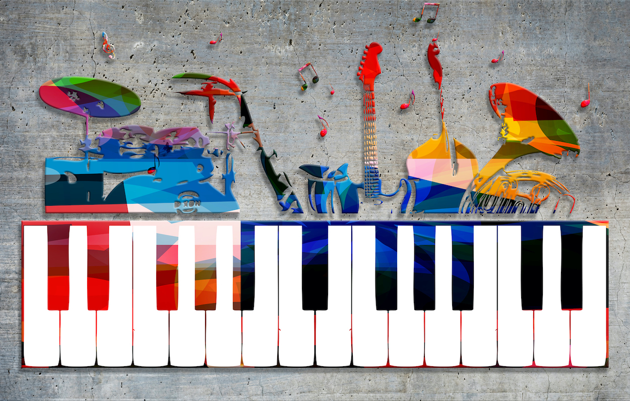 Musikinstrumente - Fototapete