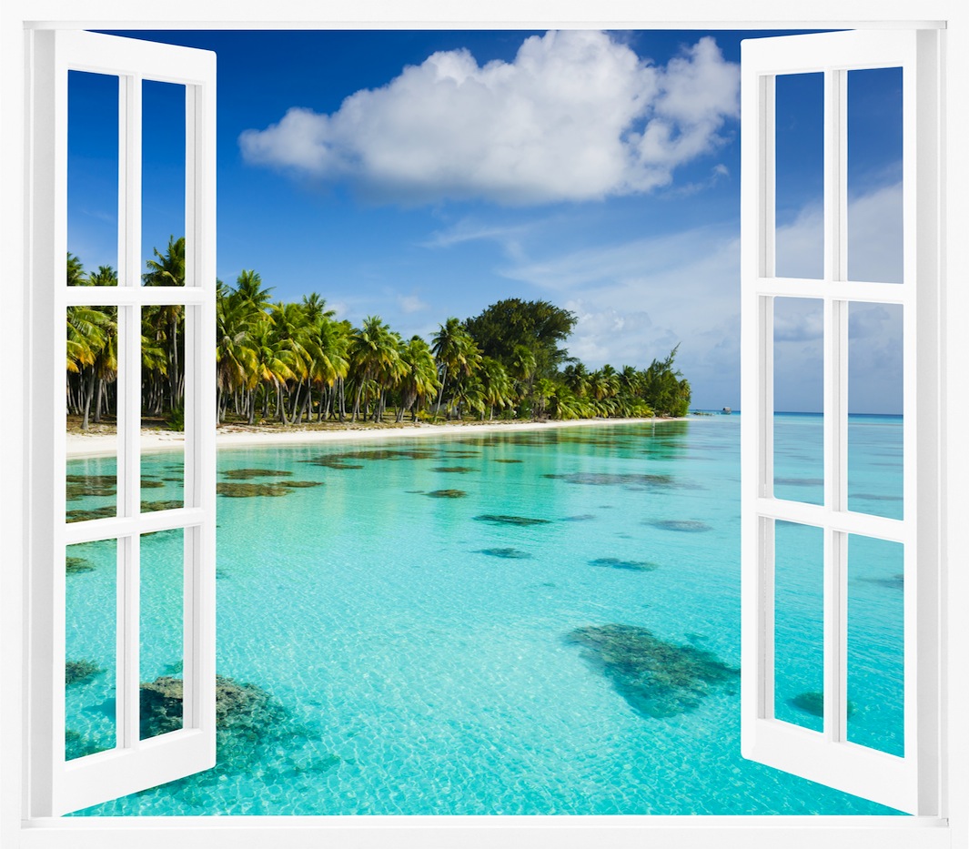 Blick Von Meinem Zuhause Foto Tapete - Geklebte