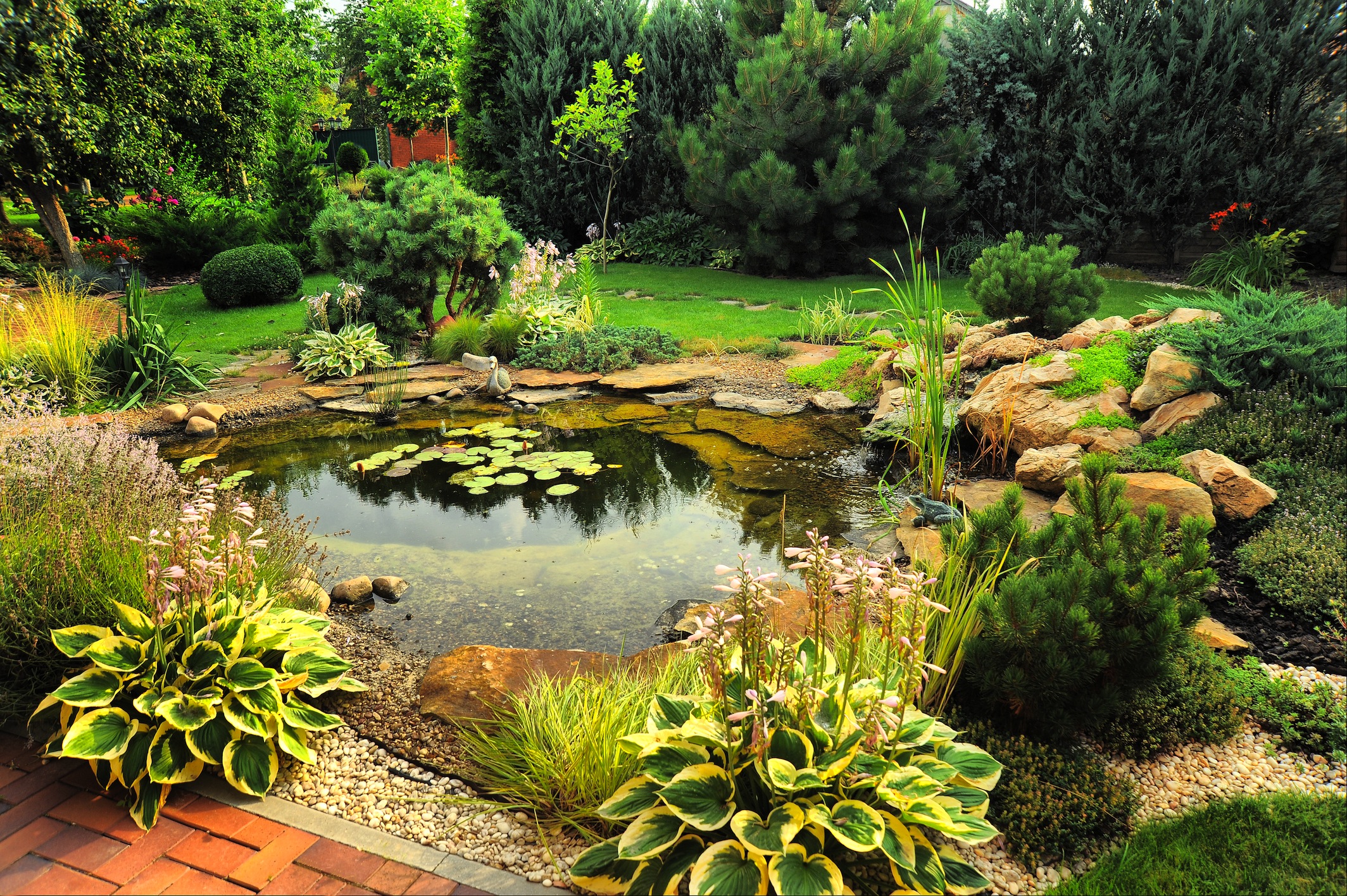 Mein Hausgarten  Bildtapete