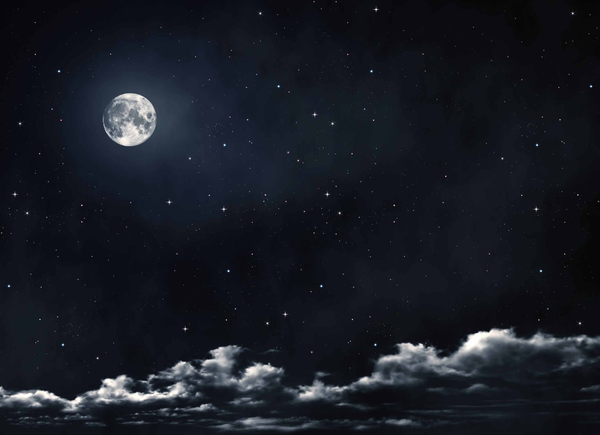 Sternenhelle Nacht  Xxl Poster