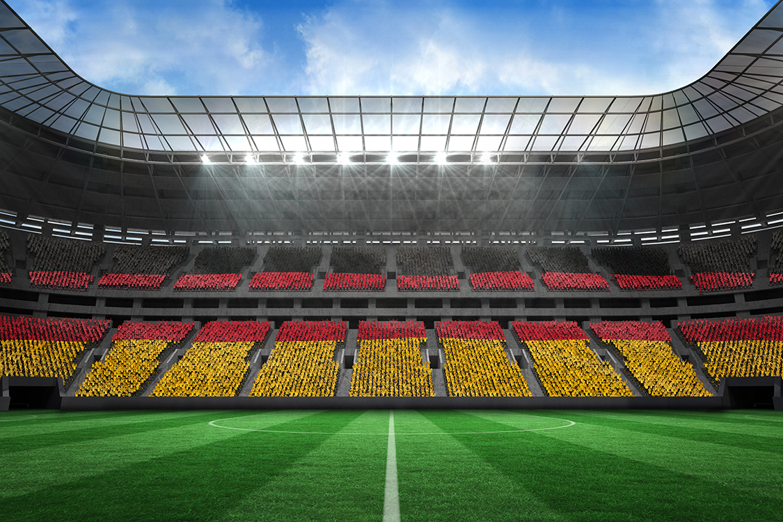 Deutschland Fussballstadion - Tapete