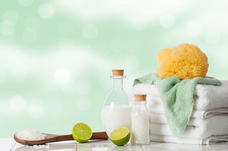 Massage und SPA Utensilien Fototapete wallpaper mural