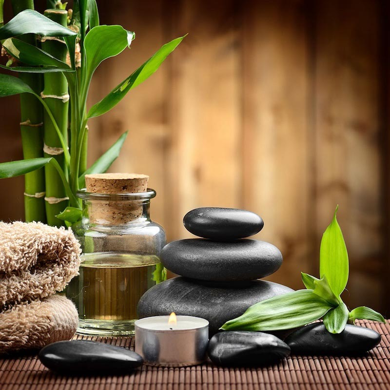 Massagezimmer Fototapete wallpaper mural
